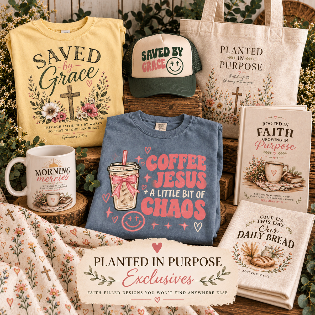 Planted In Purpose Exclusives