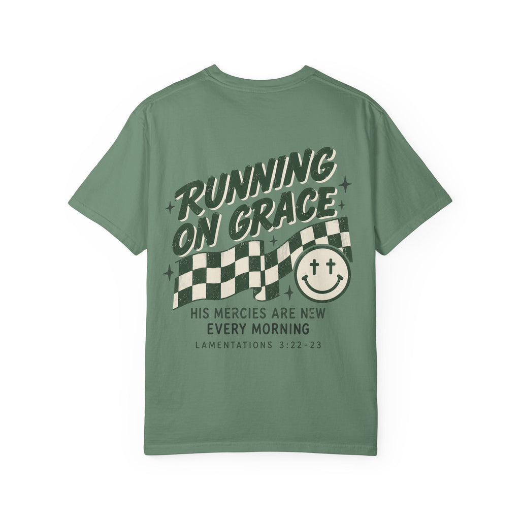 The Running on Grace Graphic Tee – Green