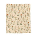 The Planted in Purpose Velveteen Throw Blanket