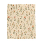 The Planted in Purpose Velveteen Throw Blanket