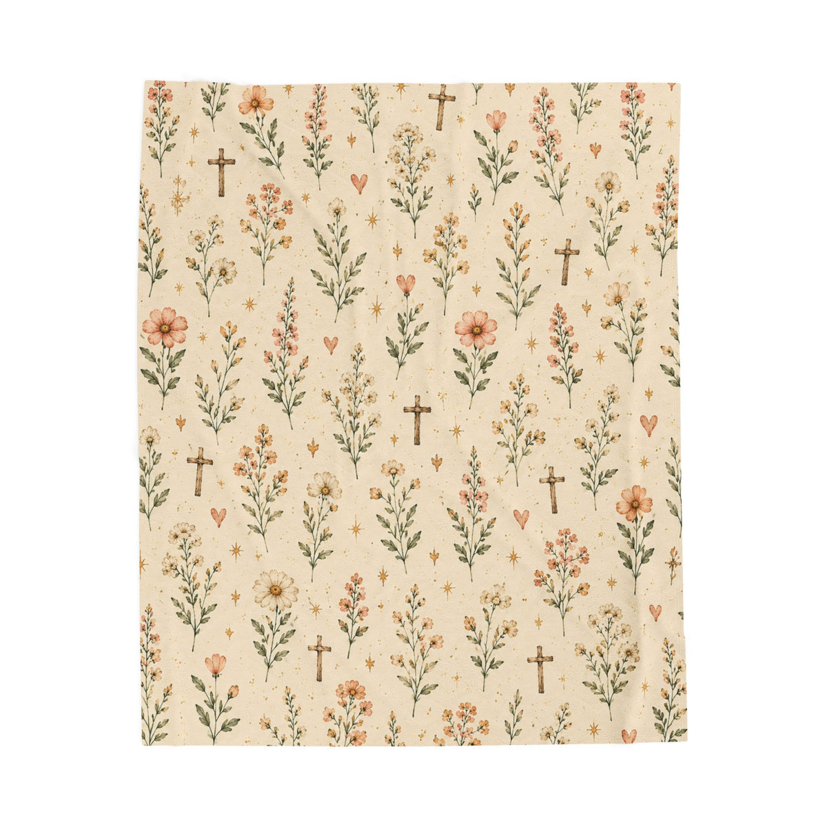 The Planted in Purpose Velveteen Throw Blanket