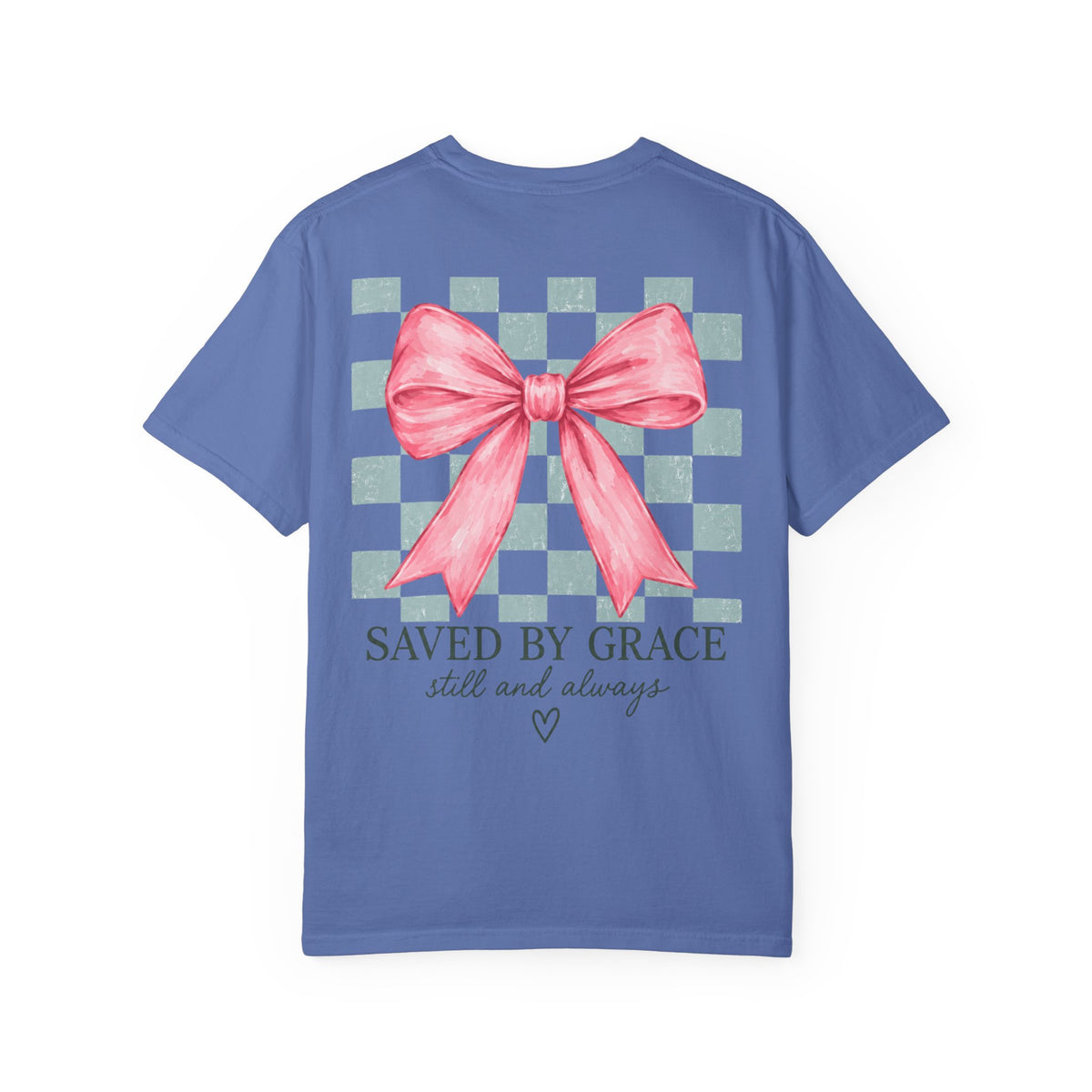 The Saved by Grace Graphic Tee – Blue