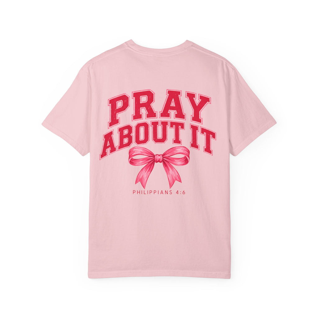 The Pray About It Graphic Tee – Pink