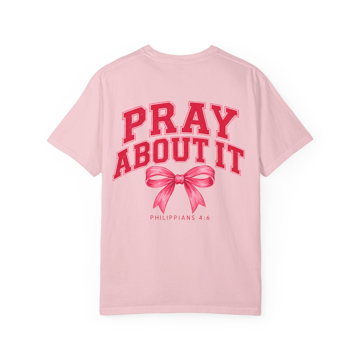 The Pray About It Graphic Tee – Pink