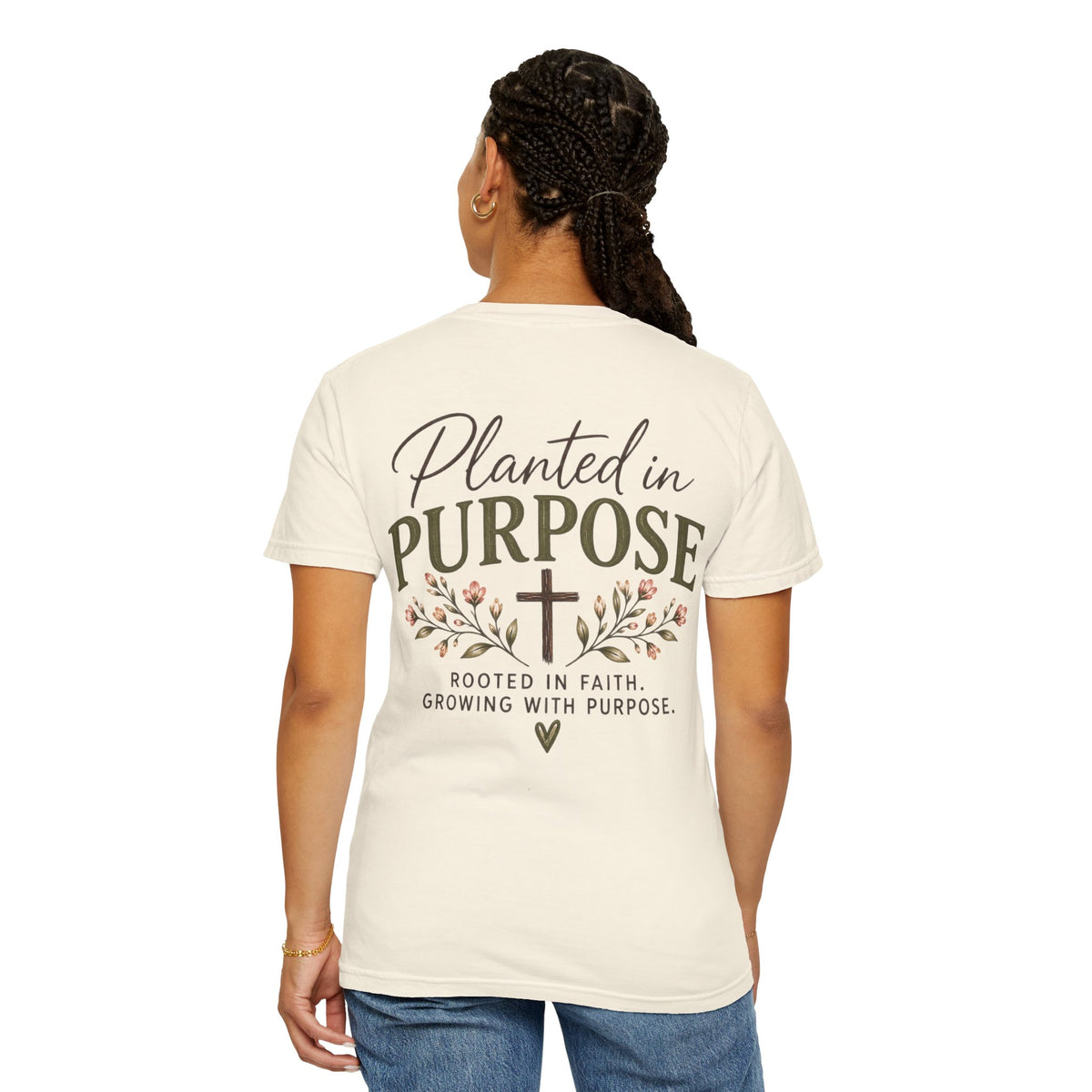 Planted in Purpose Christian Tee