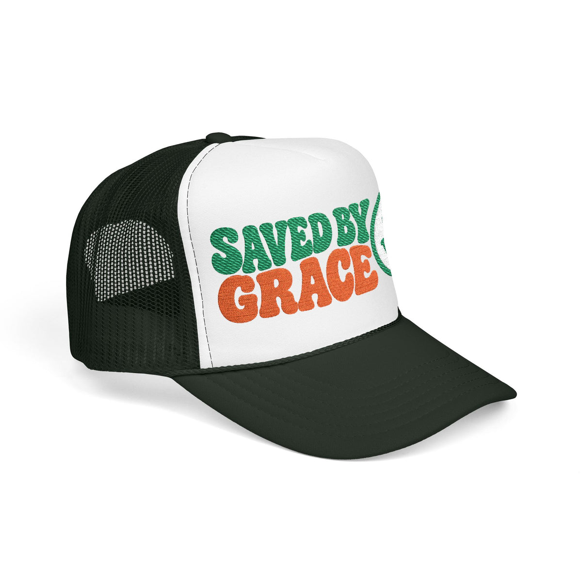 Saved by Grace Foam Trucker Hat