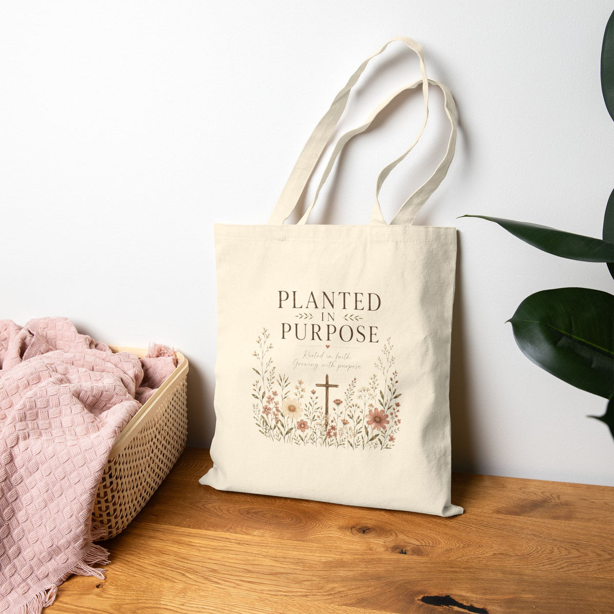 The Planted in Purpose Everyday Tote Bag