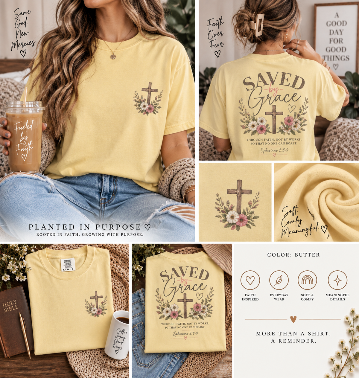 Saved by Grace Tee