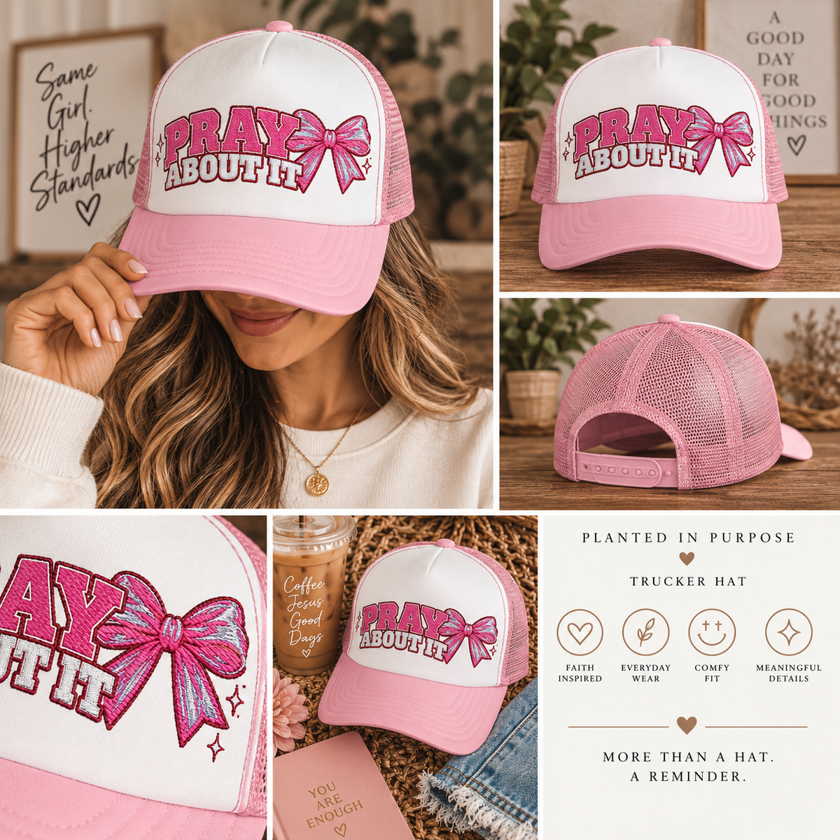 Pray About It Foam Trucker Hat